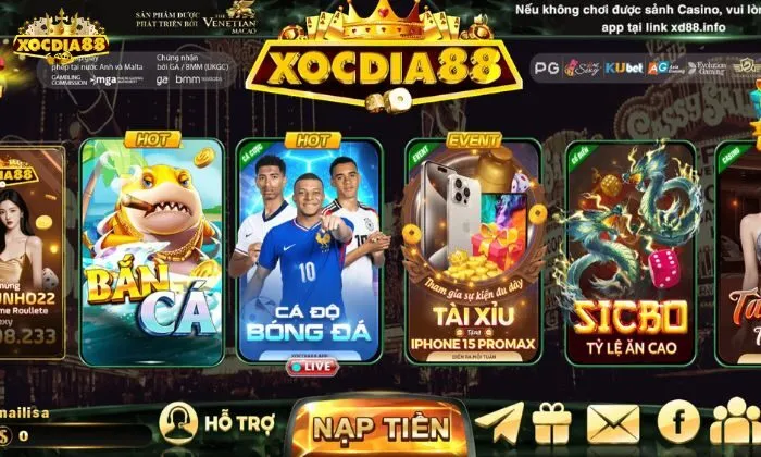 Cá cược thể thao xocdia88 Thông tin cần nắm được khi tham gia cá cược thể thao Xocdia88